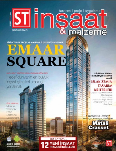  ST İNŞAAT MALZEME MAGAZINE - FEBRUARY 2016 