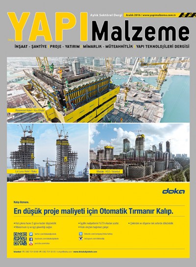  YAPI MALZEME MAGAZINE - DECEMBER 2016 